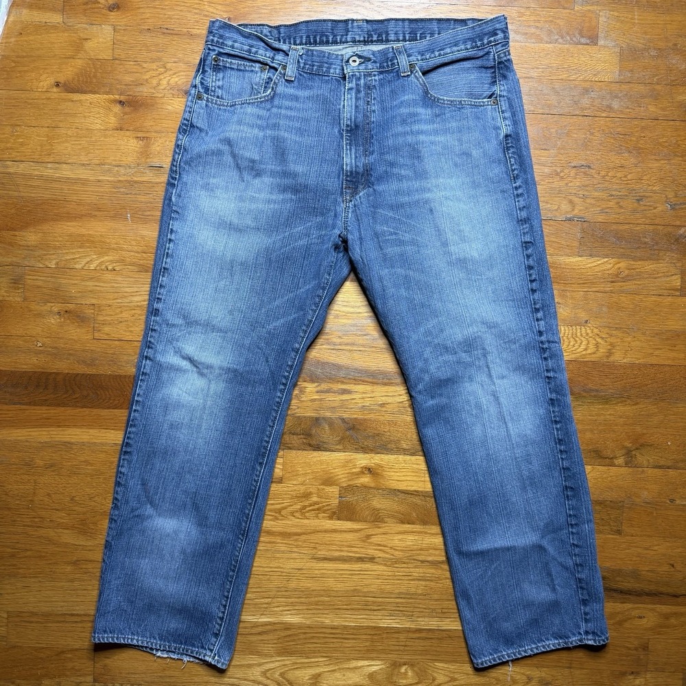 Polo Ralph Lauren Ashmore Jeans 38x30 Relaxed Straight Blue Denim Medium Wash RL